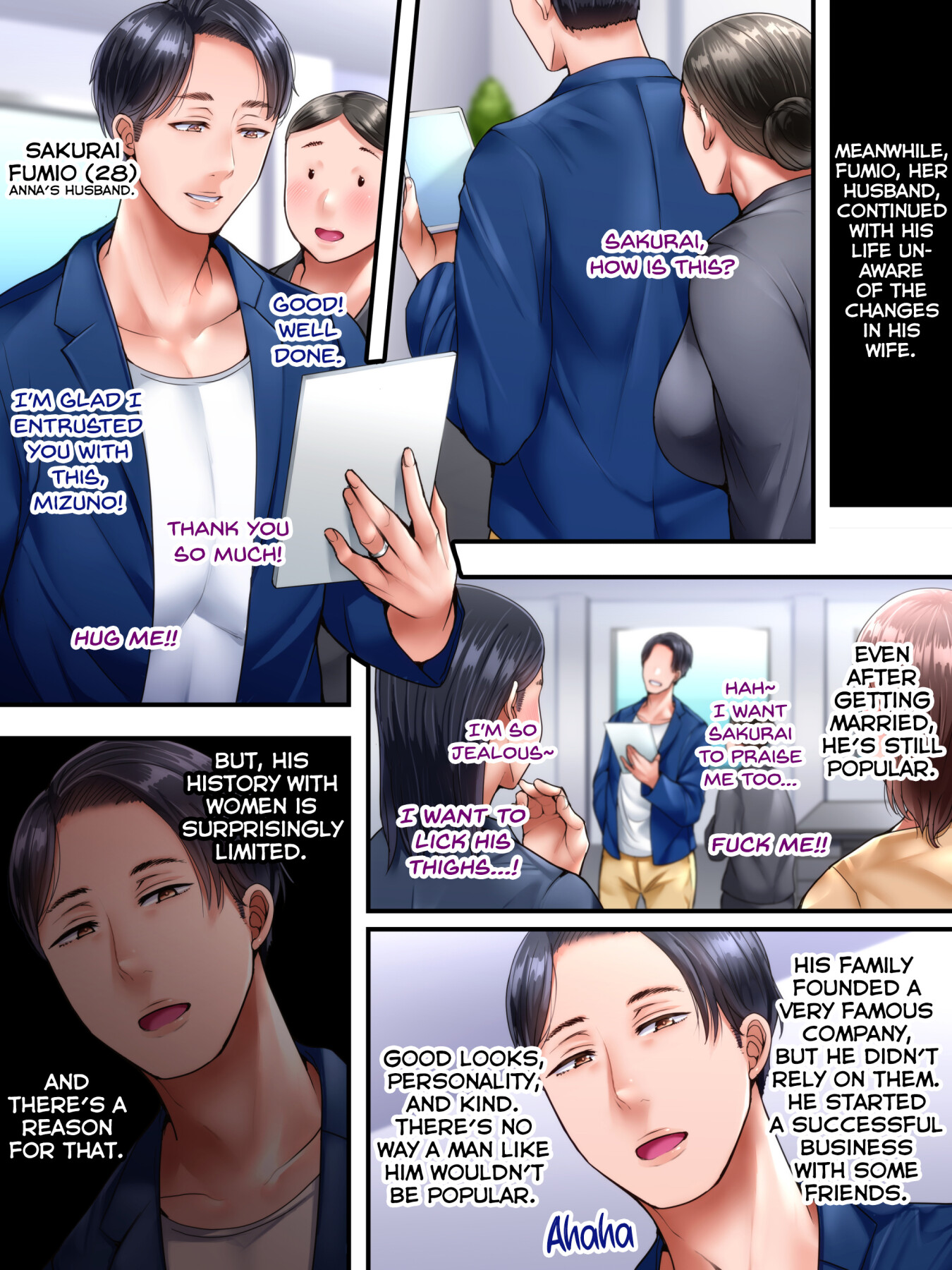 Hentai Manga Comic-My newlywed wife from overseas got down on her knees and begged me to have sex with another man --Chapter 1-44
